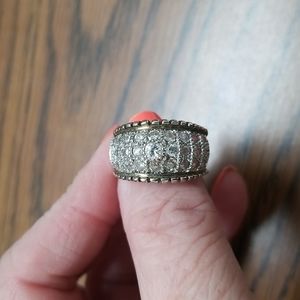 925 sterling silver and diamond ring